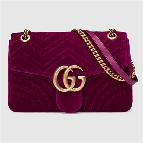 gucci marmont 背帶 太 長|gucci marmont velvet bag.